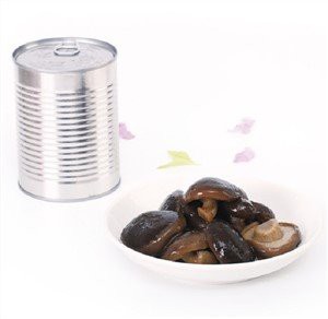 Ingeblikte Shiitake Paddestoel
